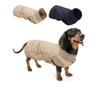 UOSIA Manteau pour Chien Teckel, Vêtements pour Mini Teckel, Gilet en Polaire Douce pour Animaux De Compagnie, Vêtements Chauds d'hiver pour Petits Chiens