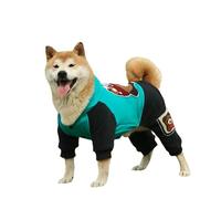 UOSIA Manteau pour Grand Chien De Sport À La Mode, Sweat-Shirt À Capuche, Combinaison avec 4 Pattes, Manches Longues Et Boutons pour Le Printemps Et L'automne