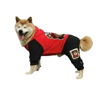 UOSIA Manteau pour Grand Chien De Sport À La Mode, Sweat-Shirt À Capuche, Combinaison avec 4 Pattes, Manches Longues Et Boutons pour Le Printemps Et L'automne