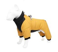 UOSIA Manteau pour Petit Chien, Combinaison d'hiver à Quatre Pattes pour Chien, Veste Polaire Chaude pour Chiot avec Harnais intégré, Veste de Neige pour Tout Le Corps
