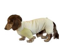 UOSIA Manteau pour Teckel pour Petits Chiens en Polaire Combinaison Hiver Quatre Pattes avec Cordon Réglable Manteau Complet pour Le Froid pour Mini Teckel