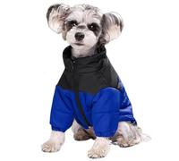 UOSIA Manteaux d'hiver pour Chiens, Veste Chaude à col roulé, Coupe-Vent, Combinaison de Neige pour Chiot avec Fermeture éclair, vêtements à la Mode pour Chiens