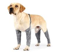 UOSIA Pantalon Anti - Léchage pour Chien De Petite Et Moyenne Race, Manches De Jambe Avant Et Arrière Imperméables pour Chien, Pantalon De Jambe Réglable pour Chien