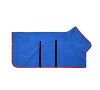 UOSIA Peignoir de séchage pour Chien, Couleur Unie, Serviette en Microfibre absorbante, Peignoir de Bain pour Animaux de Compagnie, Peignoirs Chauds pour Grands Chiens avec col et Taille Ajustables