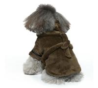 UOSIA Peignoir pour Animaux de Compagnie, Pyjama d'hiver Luxueux en Flanelle Douce et épaisse avec Capuche, Serviettes absorbantes à séchage Rapide pour Chiens, vêtements de Nuit Doux pour Chiots