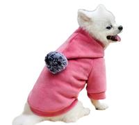 UOSIA Petit Chien à Capuche Chaud Chien Sweat Doux Confortable Chien Manteaux Polaire Chien Pull Pull Mignon Chien vêtements d'hiver Chat vêtements Chien Tenue