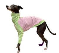 UOSIA Pyjama en Coton pour Chien Femelle, vêtement pour lévrier Italien, Doux et léger, t-Shirt à col roulé, Combinaison pour Chiens de Petite et Moyenne Taille, Fille