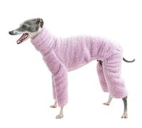 UOSIA Pyjama en Polaire Douce pour Chien lévrier Italien Whippet - Pull à col roulé pour Chien - Combinaison Chaude d'hiver pour Chien - Vêtements pour Chien par Temps Froid