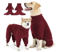 UOSIA Pyjama Flou pour Chien, Manteau d'hiver pour Chien, Pull en Polaire Douce, Combinaison Chaude pour Chien, garçon et Fille, Pull à col roulé pour Chien par Temps Froid