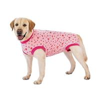 UOSIA Pyjama pour Chien, Combinaison en Coton Doux, léger, Combinaison de récupération pour Chien, Anti-léchage, imprimés Mignons, vêtements pour Chiens