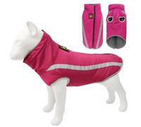 UOSIA Réfléchissant Chien Hiver Manteau Chaud Chien Polaire Veste Chien Col Roulé Chien Temps Froid Manteau Imperméable Chien Snowwear Chien Gilet pour Les Chiens De Petite Et Moyenne Taille