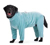UOSIA Veste Polaire Chaude pour Chien Pyjama épais pour Gros Chien Col roulé Vêtements Extensibles pour Chiens à Quatre Pattes pour Les promenades, Les randonnées et Les Voyages par Temps Froid