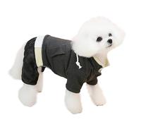 UOSIA Vestiti invernali per cuccioli Giacca per cani foderata in Pile Cappotto per cani a Quattro zampe per la stagione fredda Addensare cappotti caldi per tute per animali domestici