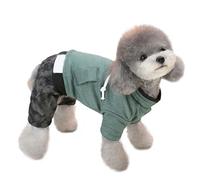 UOSIA Vestiti invernali per cuccioli Giacca per cani foderata in Pile Cappotto per cani a Quattro zampe per la stagione fredda Addensare cappotti caldi per tute per animali domestici