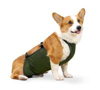 UOSIA Vêtements imperméables pour Animaux de Compagnie, Veste de Pluie pour Chien, Couverture Ventrale, imperméable Corgi, Bande Ventrale pour Chien