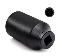 UOSIWYA Écrous de visseuse à percussion 41 mm, clé à douille hexagonale 1/2" en acier CR-V pour machines de construction (longueur totale 78 mm)