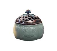 uotmui Brûleur D'encens Brûleur D'encens en Céramique Émaillée for La Maison, Brûleur D'encens De Style Ancien for La Cérémonie du Thé D'intérieur Porte-Bâton D'encens