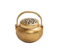 uotmui Brûleur D'encens Chauffe-Mains D'intérieur Créatif en Cuivre Pur Antique for Aromathérapie Porte-Bâton D'encens