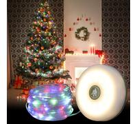 UOUNE Guirlande lumineuse de camping, guirlande lumineuse d'extérieur avec 8 modes d'éclairage, rangement rapide, lanternes de camping pour pannes de courant, charge rapide de type C, lumières de