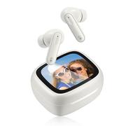 UouNeaCo Écouteurs sans Fil avec Écran Tactile LCD, Bluetooth 5.4 Réduction de Bruit ANC/ENC, Autonomie 36H, Étanche IPX7, Stéréo Hi-FI, Appairage Immédiat, Confort Léger pour Sport iOS Android