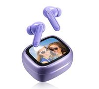 UouNeaCo Écouteurs sans Fil avec Écran Tactile LCD, Bluetooth 5.4 Réduction de Bruit ANC/ENC, Autonomie 36H, Étanche IPX7, Stéréo Hi-FI, Appairage Immédiat, Confort Léger pour Sport iOS Android