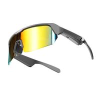 UouNeaCo Lunettes Cyclisme Intelligentes GPS - Écran HUD, Navigation Vocale, Compatible iOS/Android, Verres Interchangeables, Batterie 8h - pour VTT, Smart Glasses Vélo Vélo de Route & Ville (coloré)