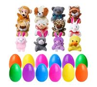 Uova di Pasqua Preriempite - Uova di Pasqua imbottite Peluche | di Pasqua | Cesto imbottito Peluche imbottito | Pasqua imbottite Peluche Giocattolo di peluche per bambini maschi