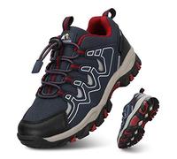 UOVO Baskets garçons Chaussures de randonnée Baskets Enfants Chaussures de Trekking Chaussures de Sport de Plein air Chaussures de Course Bleu Taille 27