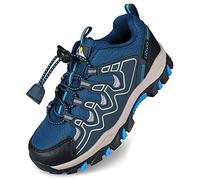 UOVO Baskets Garçons Chaussures de Randonnée et Trekking Enfants Sport Plein Air Course Bleu Taille 37