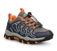 UOVO Chaussures de course pour enfants, garçons et filles, chaussures de sport imperméables pour l'extérieur, la randonnée, le trekking et le jogging, tailles 27-40, bleu, gris, orange, 38 EU