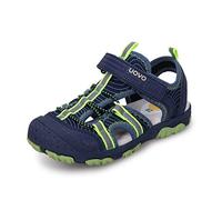 UOVO Garçons Sandales Trekking Randonnée Enfants Sandales Extérieur Sandales À Bout Fermé Chaussures D'été Sportives Bleu 30