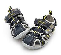 UOVO Sandales Garçon avec Semelle Souple Antidérapante Sandales de Plein Air Respirantes à Boucle Clip Bout Renforcé pour Enfants 31 Chaussures Été Confortables et Durable