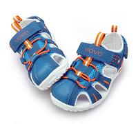 UOVO Sandales Garçon avec Semelle Souple Antidérapante Sandales de Plein Air Respirantes à Boucle Clip Bout Renforcé pour Enfants 30 Chaussures Été Confortables et Durable Bleu Royal