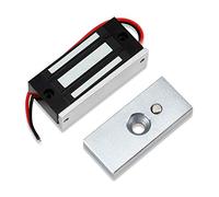 uoweky 60KG / 132lbs Serrure Magnétique électronique de Contrôle d'accès à Serrure électromagnétique DC12V Fail Safe Mini Petite Serrure de porte NC pour Système de Sécurité électrique
