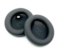 UOWGA Earpdas Coussinets de rechange pour casque Anker Soundcore Space One (S1) avec mousse antibruit haute densité, peau protéinée douce, noir