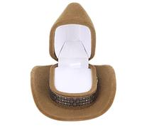 uoXHFdh Coffret à bijoux, boîte for femme, portable en forme de chapeau