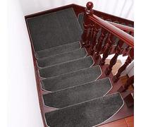 uoXHFdh Ensemble de 5 Tapis Sol Autocollants d'intérieur for escaliers, destinés aux Personnes âgées, Enfants et Animaux domestiques(4,65 * 24+3cm)