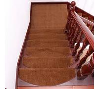 uoXHFdh Ensemble de 5 Tapis Sol Autocollants d'intérieur for escaliers, destinés aux Personnes âgées, Enfants et Animaux domestiques(14,65 * 24+3cm)