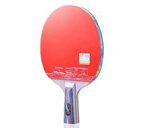 uoXHFdh Ensemble de Raquettes ping-Pong d'entraînement Professionnel, Manche Confortable / 6 étoiles Court, Raquette Tennis Table(Short Handle)