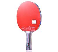uoXHFdh Ensemble de Raquettes ping-Pong d'entraînement Professionnel, Manche Confortable / 6 étoiles Court, Raquette Tennis Table(Long Handle)