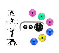 uoXHFdh Kit d'entraînement Agile Response Speed, agilité et Temps de réponse(6 Lights)