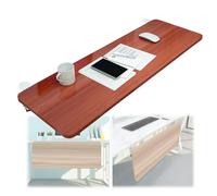 uoXHFdh Rallonge de Bureau Ergonomique Pliable à 90° for la Maison et Le, soutient entièrement Les Bras protège Vue(Teak,75x25cm(30x10Inch))