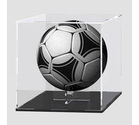 UoYeet Vitrine de Football avec Support de Ballon, boîte de présentation Transparente pour Ballons de Football, Volley-Ball, vitrine de Souvenirs Sportifs
