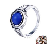 UoYu Lot de 21 bijoux autocollants The Vampire Diaries - Vampire Family Ring Klaus Mikaelson pour les fans - Bijoux pour homme et femme, Métal, Sans pierre précieuse