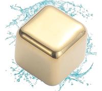 Uozonit Acier inoxydable | Glaçons réutilisables en forme de cube pour whisky - Ensemble de pierres à whisky refroidisseur de vin, pierres de refroidissement pour boissons
