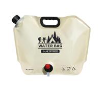 Uozonit Bidon d'eau pliable - Réservoir d'eau potable réutilisable et pliable avec robinet rotatif - Grand réservoir d'eau de 8 l pour le camping et la randonnée