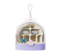 Uozonit Boîte d'observation d'escargot, Transparente et ventilée pour Garder Les à Soie - Conteneur éducatif pour la Chasse dans Le Jardin, Les projets de Classe Scientifique, Les activités de