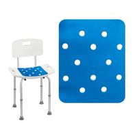Uozonit Coussin de siège de douche | Tapis de chaise de bain, antidérapant et imperméable pour personnes âgées handicapées, hygiène personnelle, routine quotidienne, salle de bain, soins à domicile