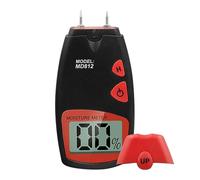 Uozonit Détecteur d'humidité numérique - Humidimètre pour cloison sèche pour bois, détecteurs de fuites d'eau pour la maison, testeur d'humidité de foin, détecteur de fuite d'eau murale, écran LCD