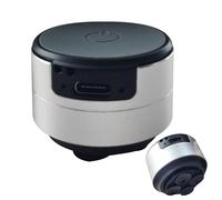 Uozonit Enceinte portable d'extérieur sans fil pour voyage, conduction osseuse, petit lecteur de musique avec son stéréo basses étanche pour extérieur, fête, intérieur, randonnée, chambre à coucher